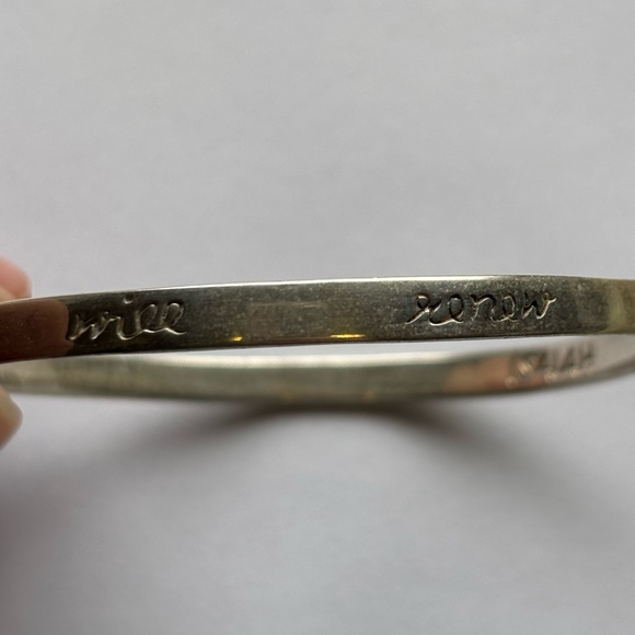 Sterling Bangle Isiah 40:31 #4442 - Picture 5 of 7